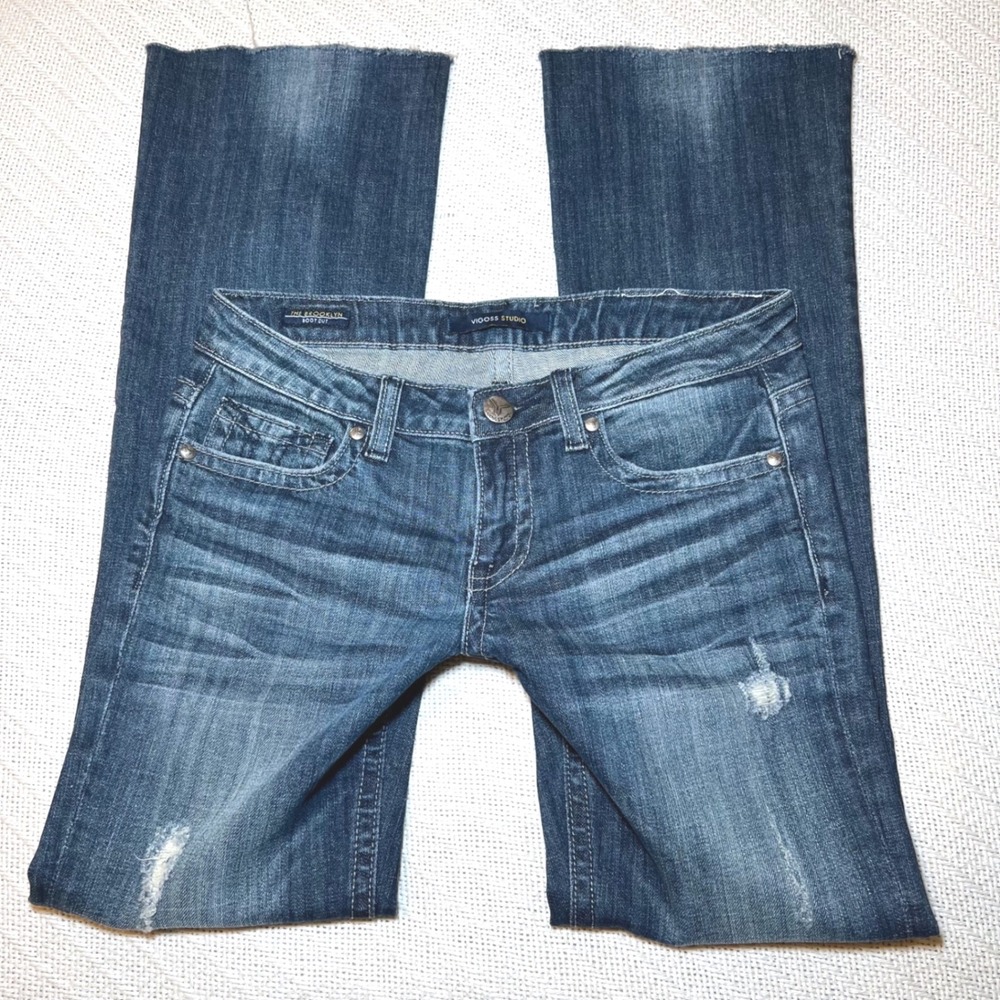 Vigoss Studio The Brooklyn Bootcut Y2K Low Rise Bootcut Jeans Blue Size 3/4 27